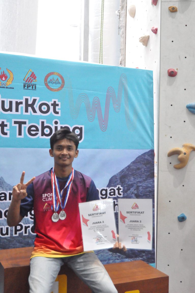 MABA ITI 2025 Meraih Juara 2 Kejurkot Tangsel Kategori Lead & Speed Klasik Putra