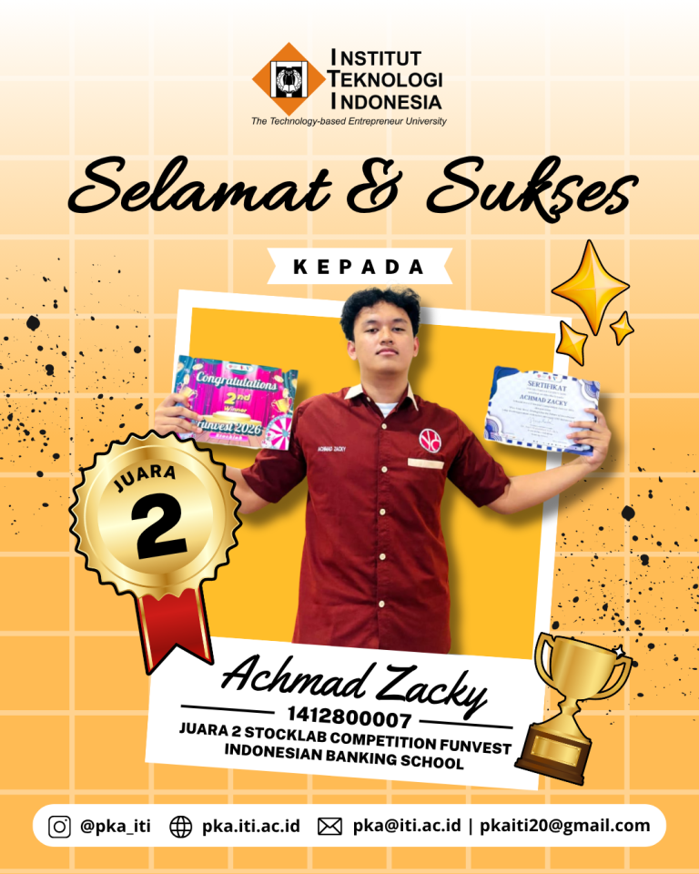 Bangga! Mahasiswa ITI Raih Juara 2 di Stocklab Competition Funvest 2026